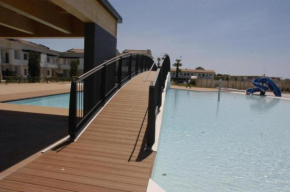 Cozy apartment in a village with swimming pool